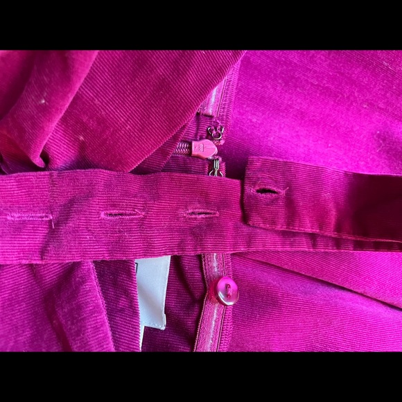 Anthropologie HD in Paris Corduroy halter dress with sweetheart neckline. - Picture 12 of 15